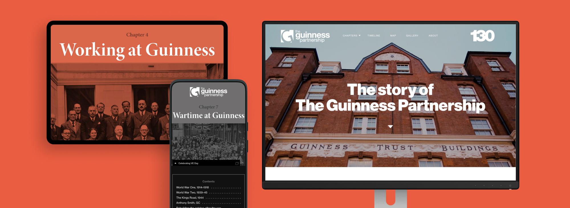 Website mocked up on multiple devices