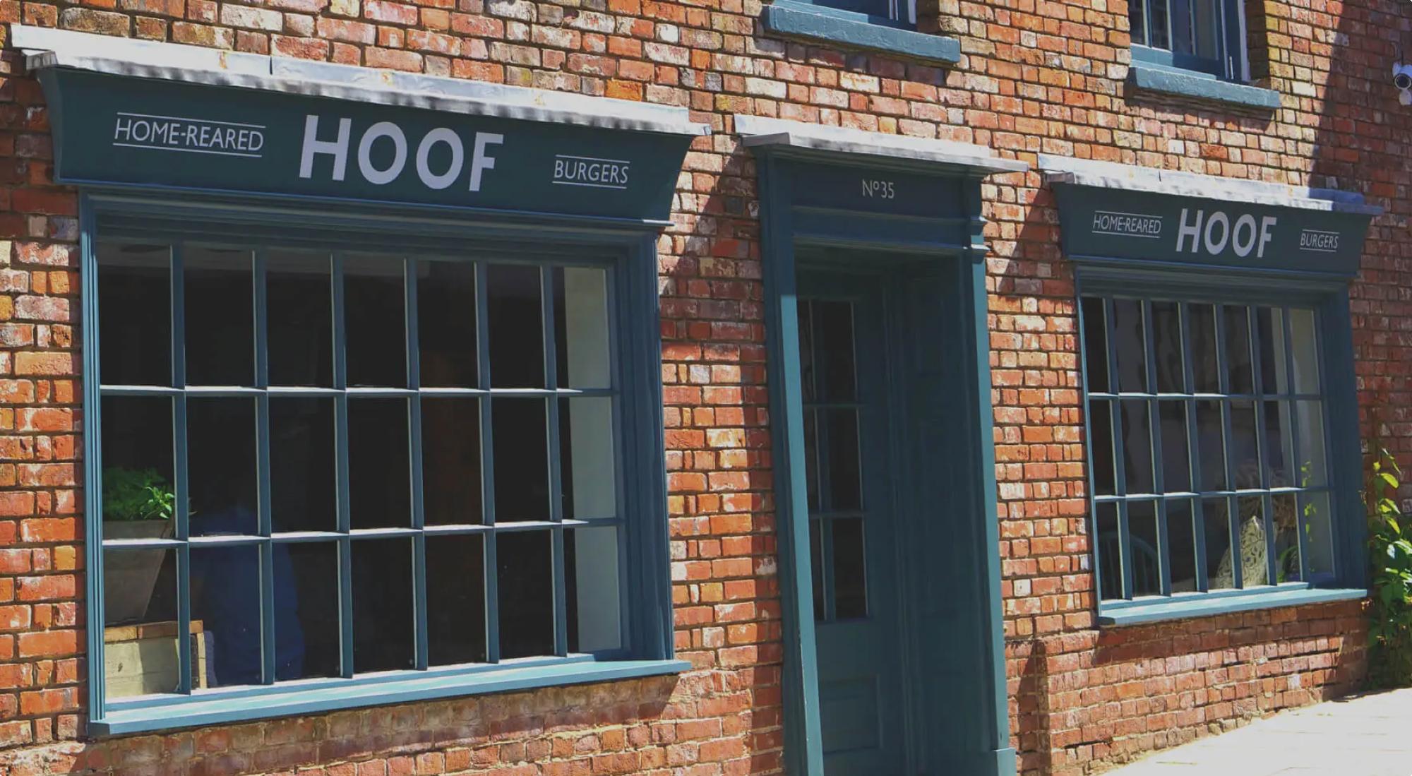 Photograph of the Hoof shopfront in Rye