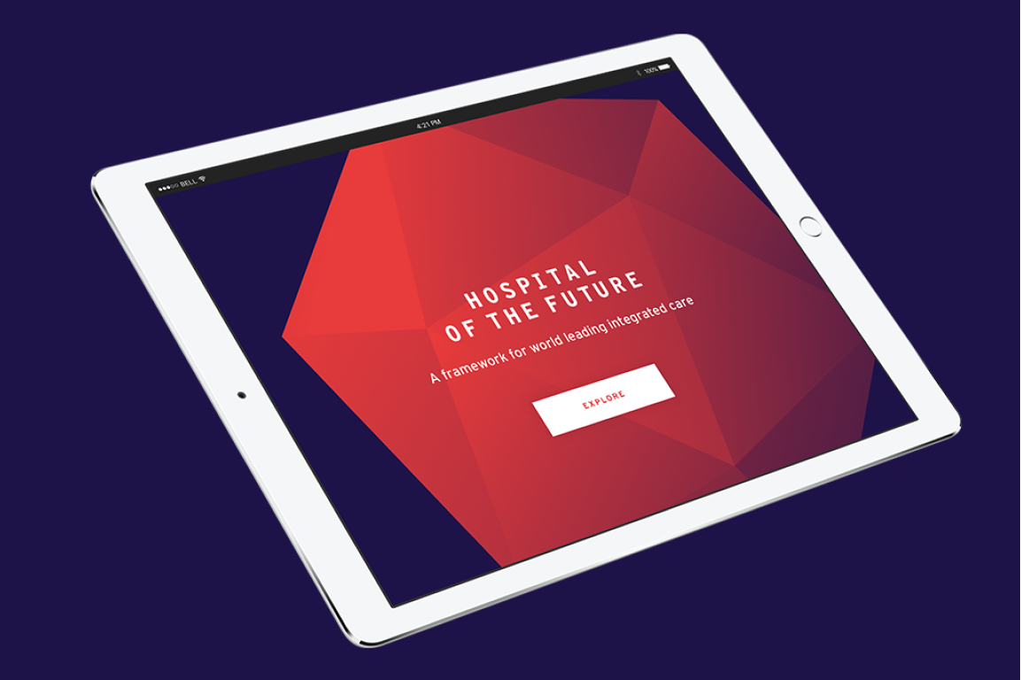 Event presence, sub-brand and sales tool for Hospital of the Future