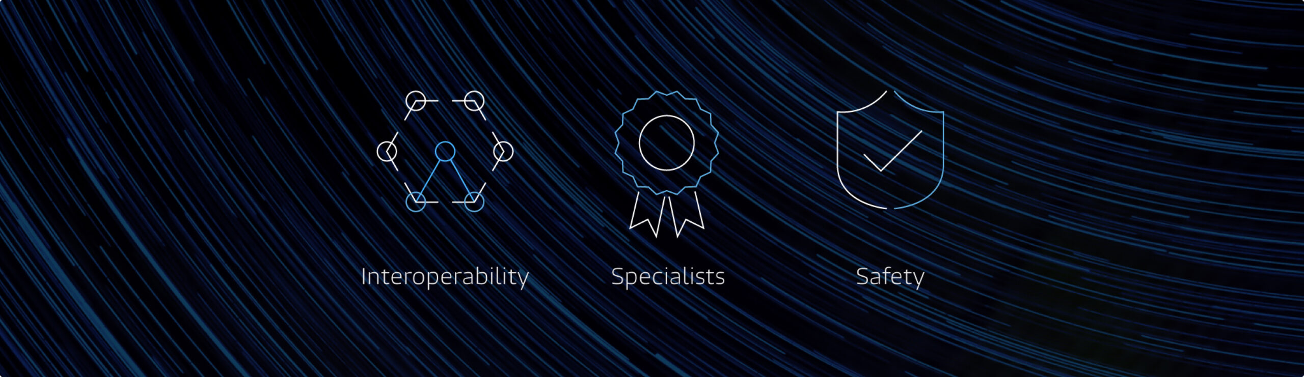 JAC icon designs for interoperability, specialists and safety