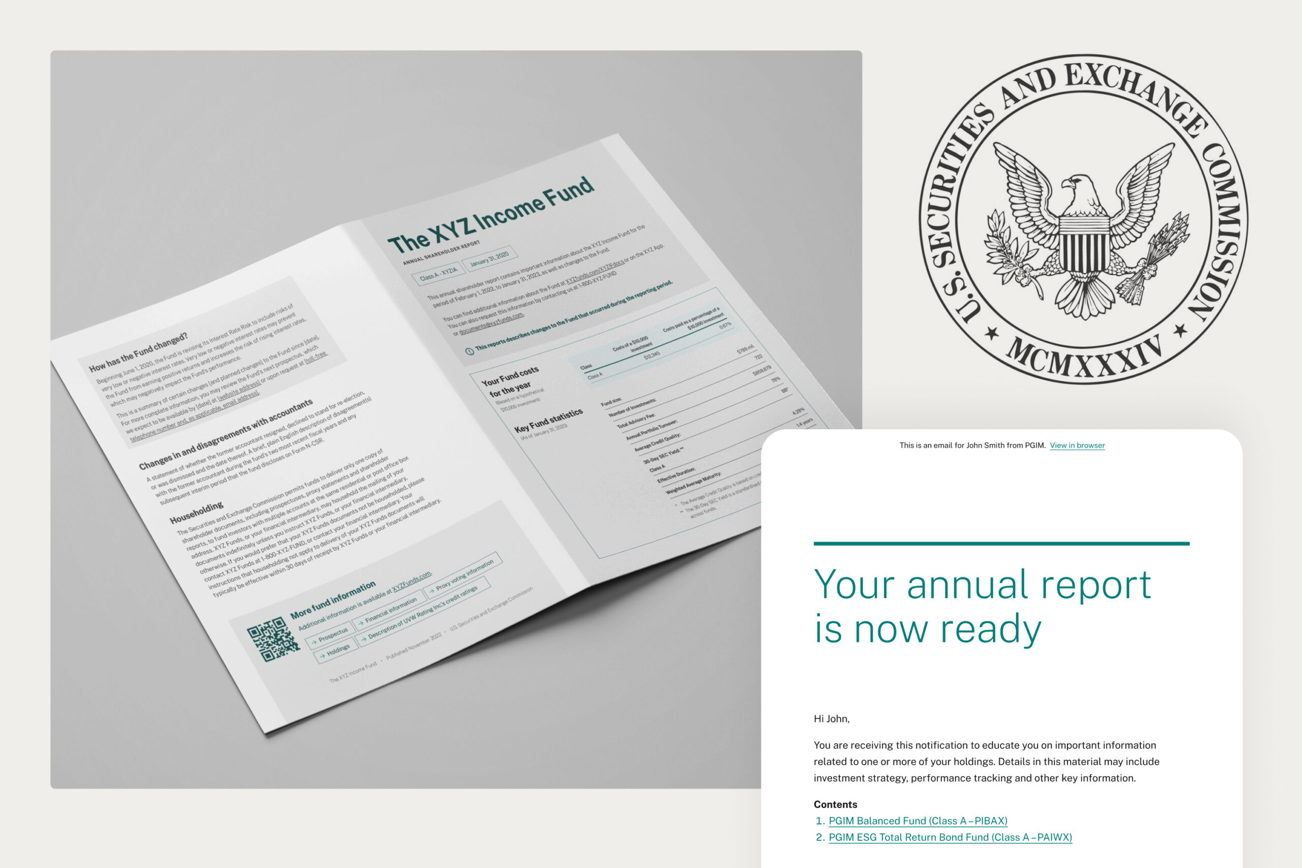 Tailored Shareholder Report design that meets new SEC regulations