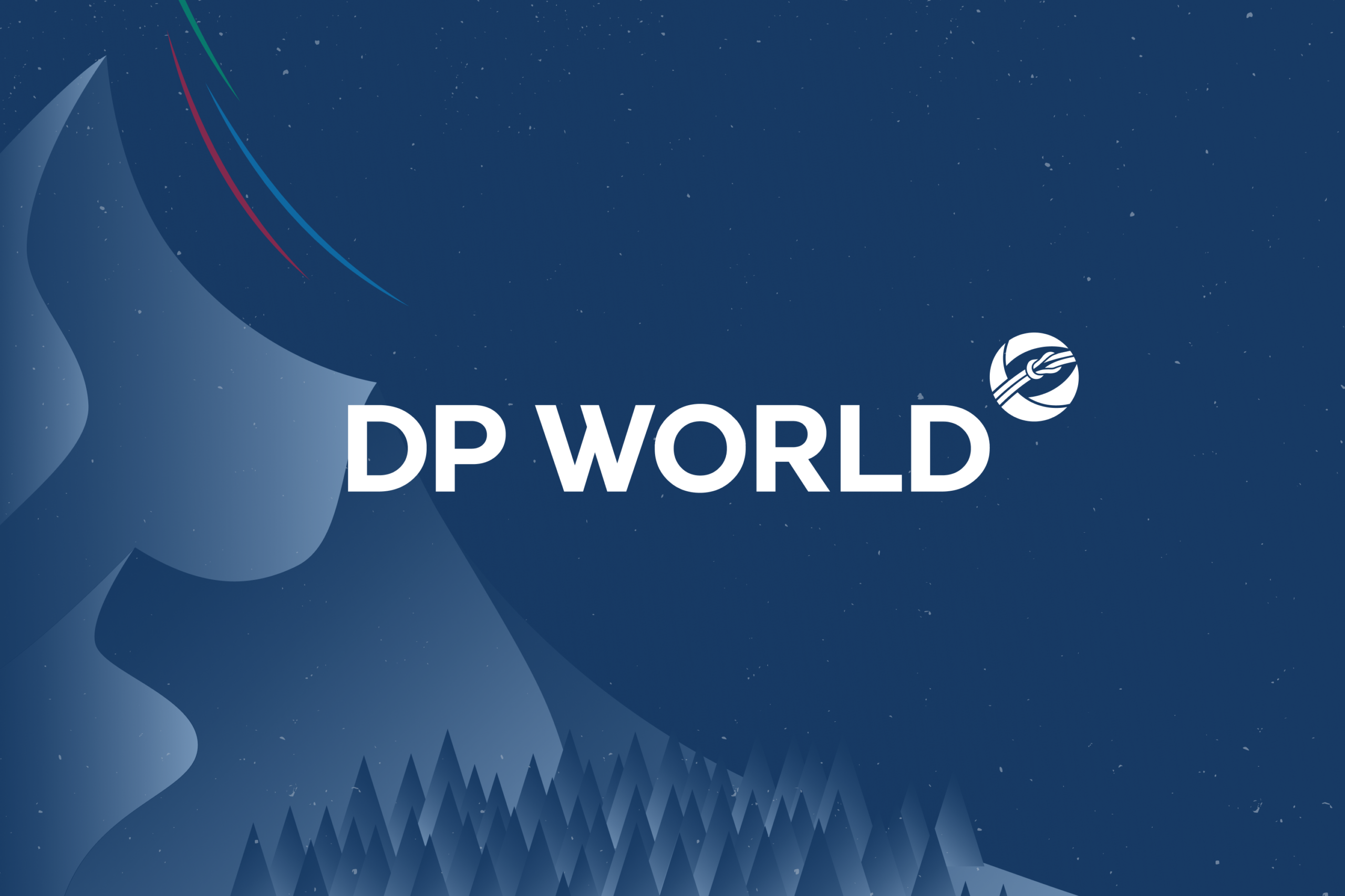 Campaign identity for DP World at The World Economic Forum