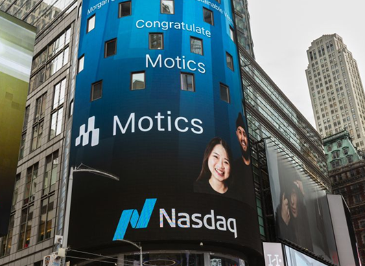 Motics on the Nasdaq